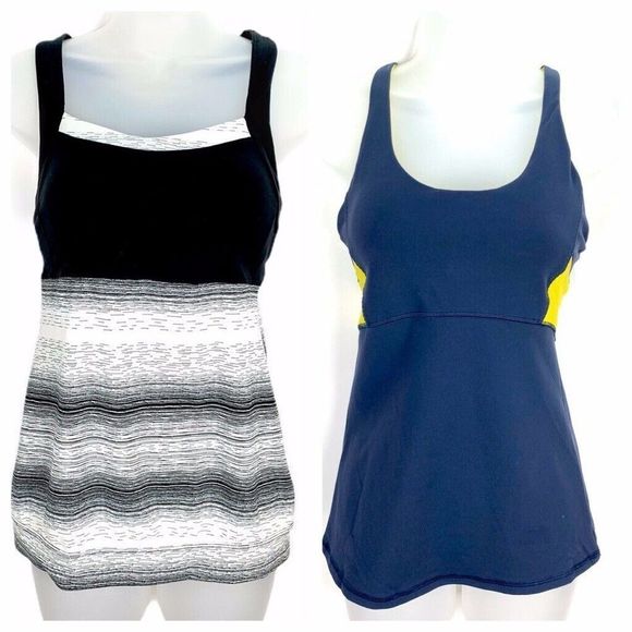 Athleta Bundle XS Tank Top Stride Crunch/ Start Up - Picture 1 of 8